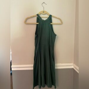 Green Sleeveless Dress